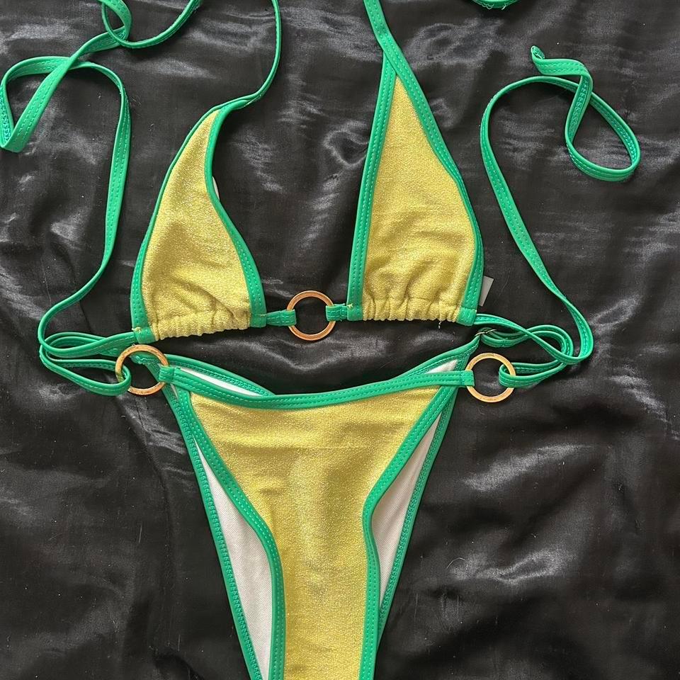 Green Yellow Bikini Set 8cfd