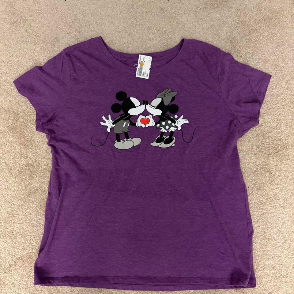 Purple Mickey And Minnie Mouse B049