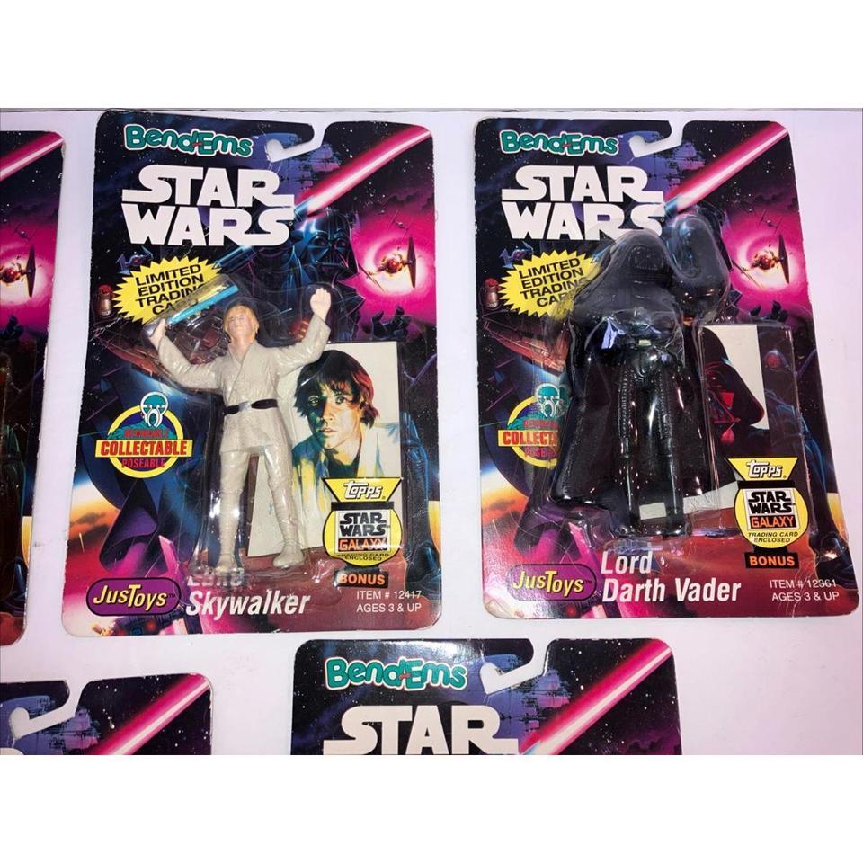 Star Wars Bend Ems Lot Of 4