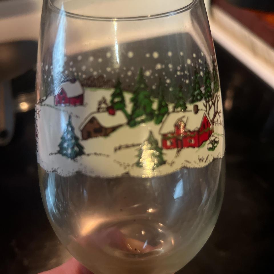 Libbey Vintage Christmas Winter Village 3