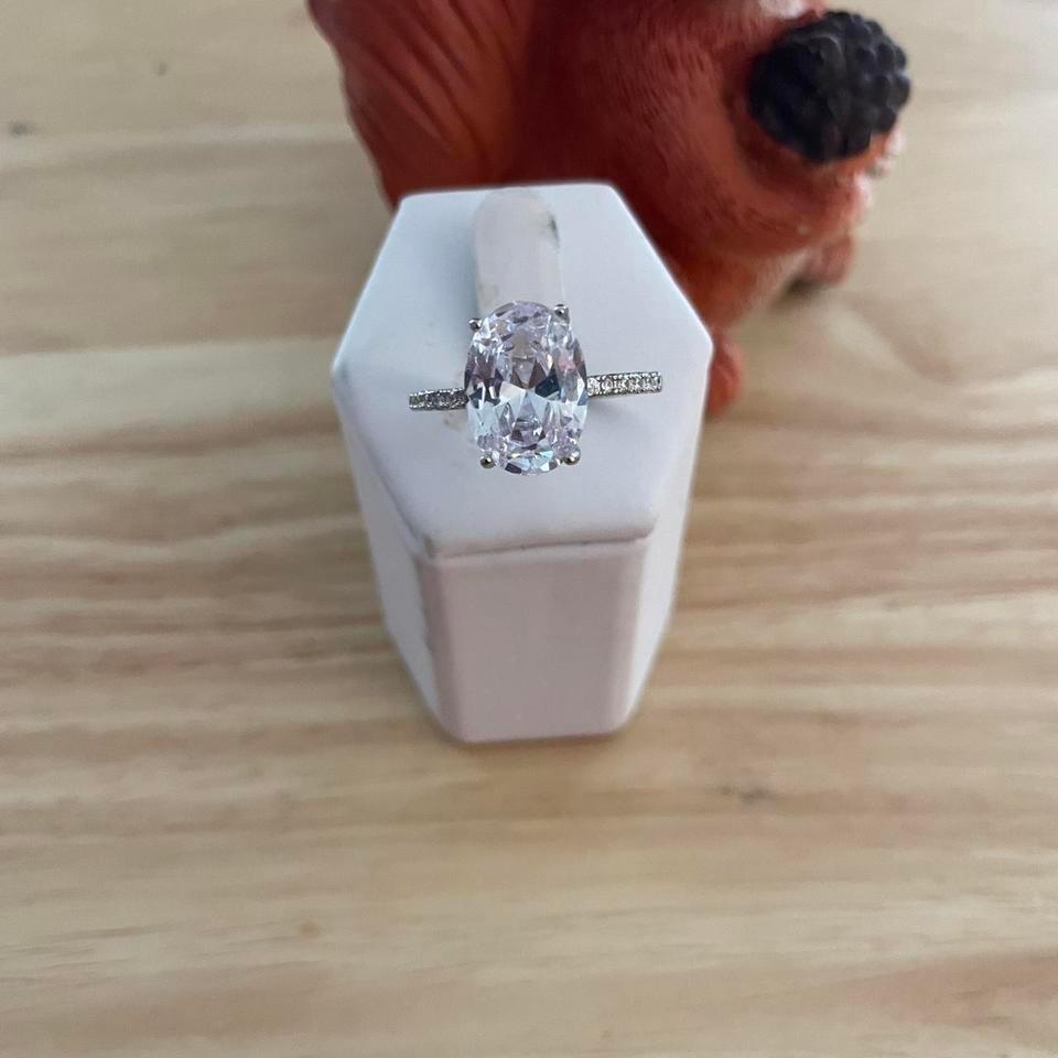 Oval Cut Pink Diamond Engagement D1b0