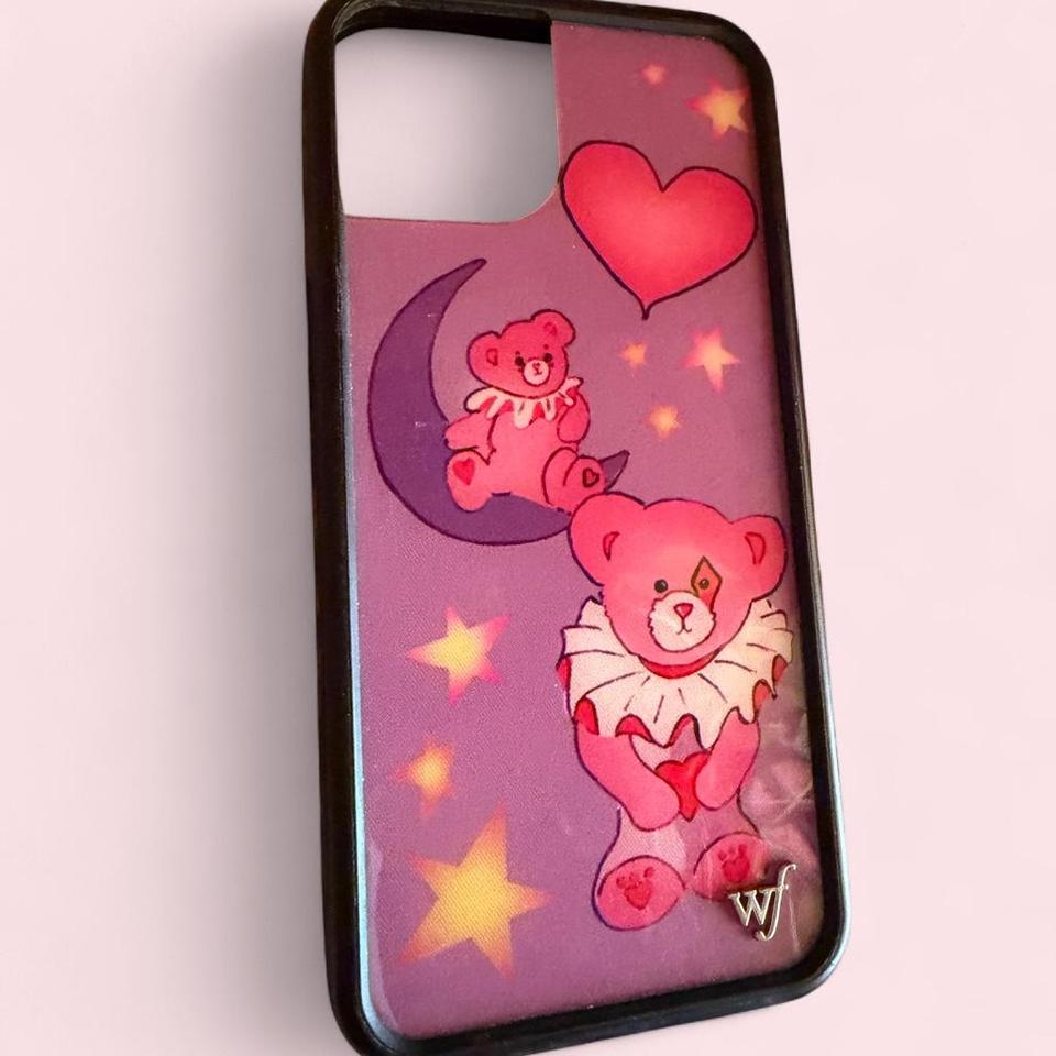 Pink Purple Wildflower Bear 8341