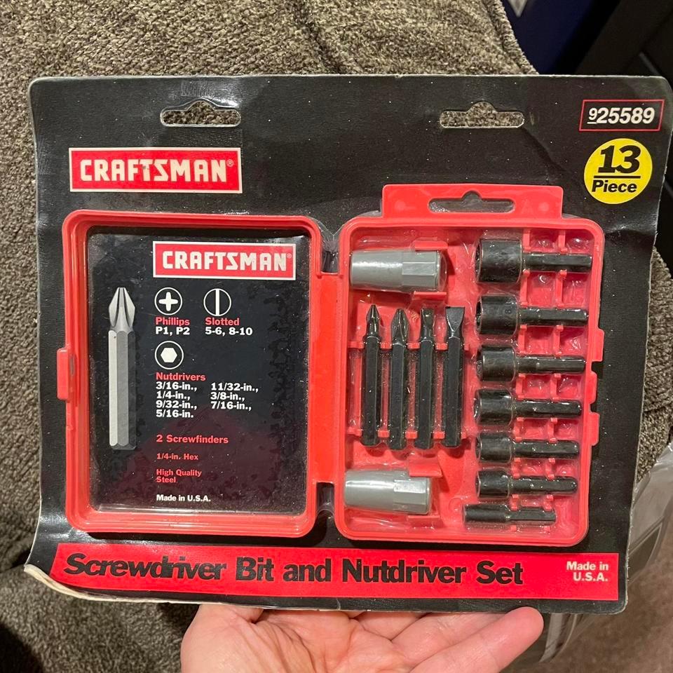 Craftsman 13piece Screwdriver Bit And