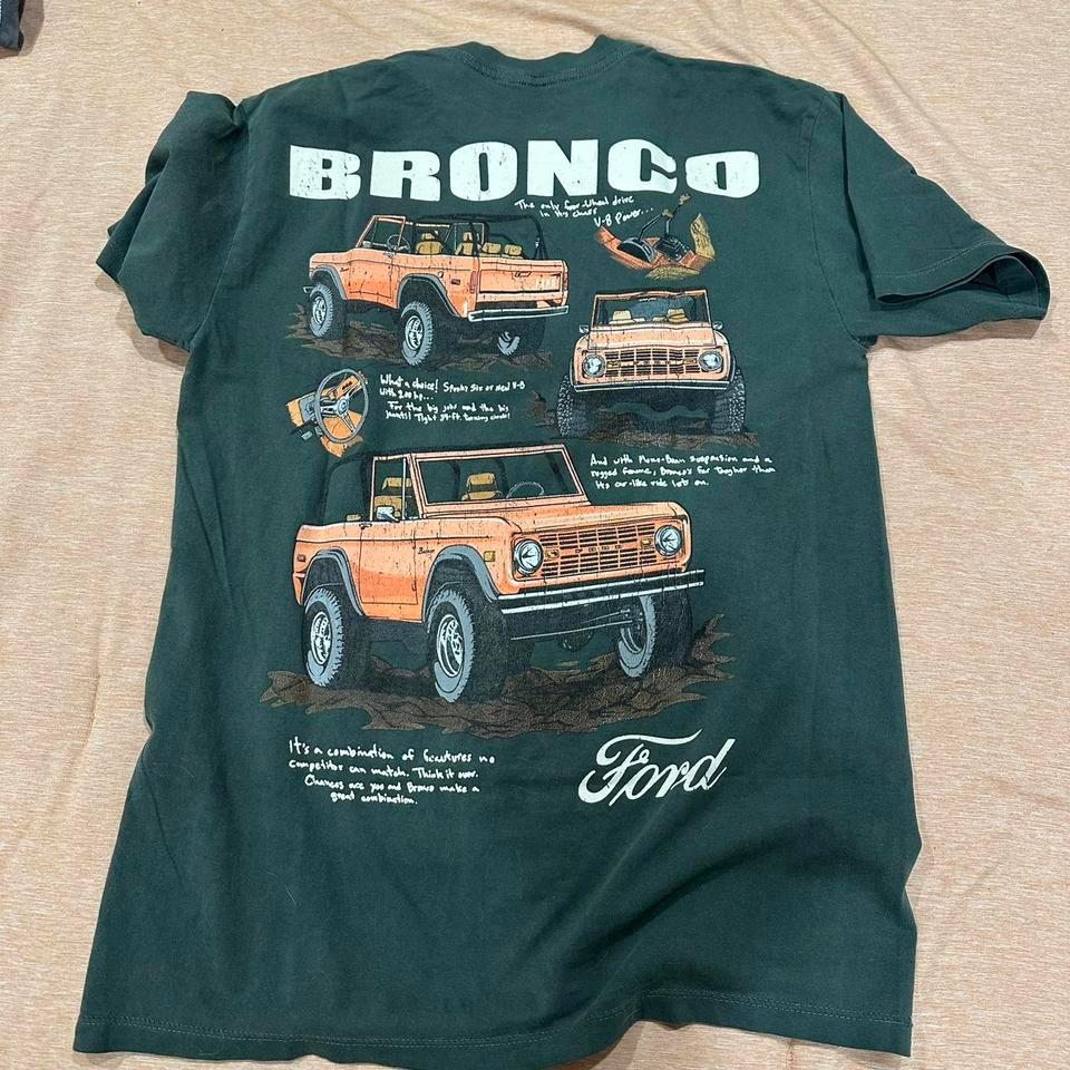 Ford Bronco Green T Shirt Bronco Dc6c
