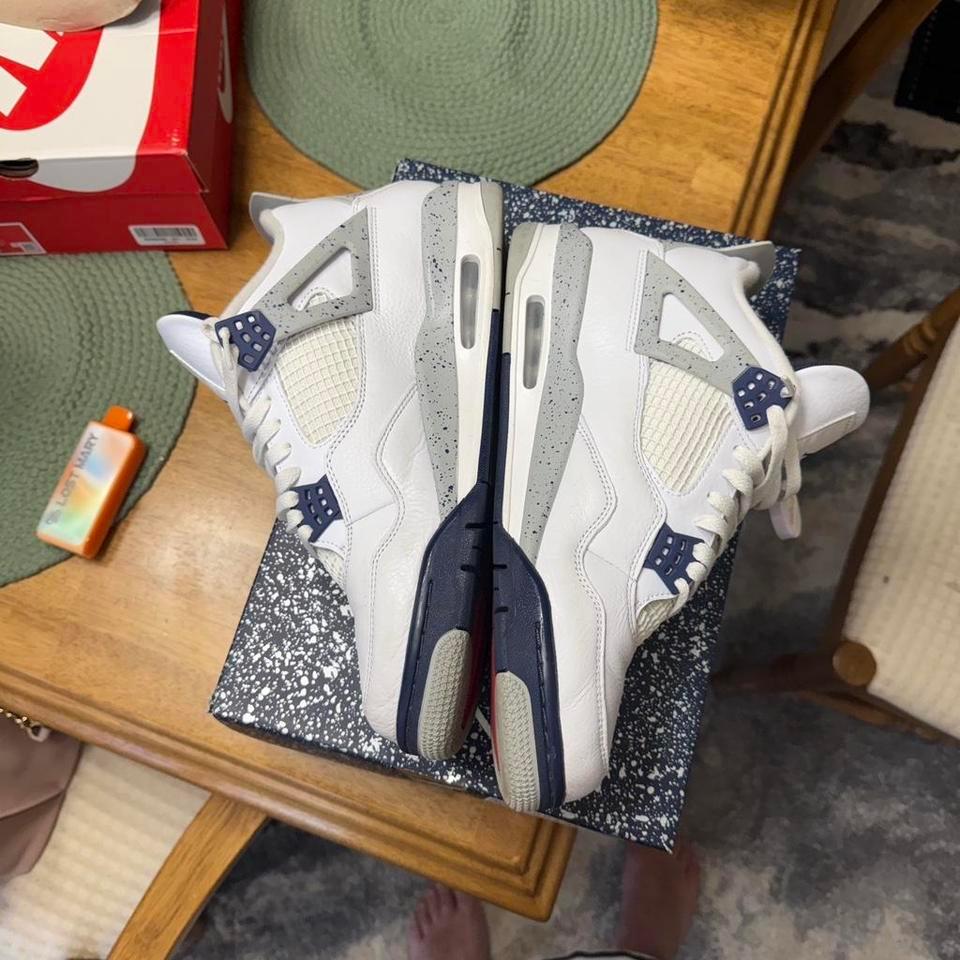 Jordan 4 White Midnight Navy E397 3