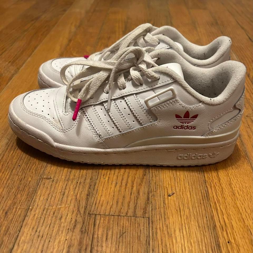 Adidas Forum Low White Trainers Fc32 3