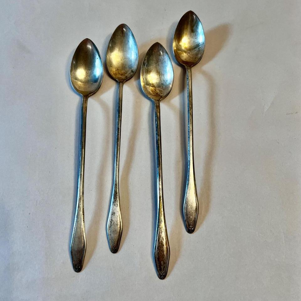 Vintage Silver Plate Iced Tea Eaa3