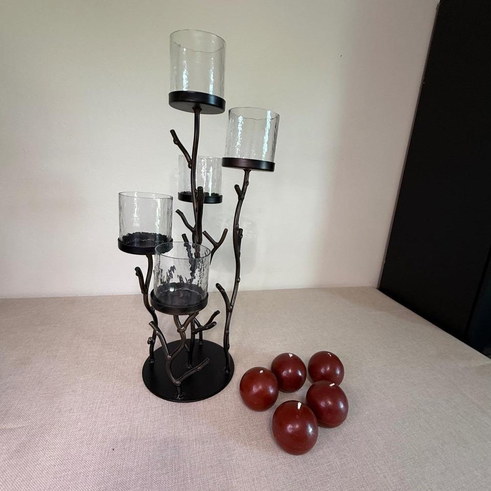 Hobby Lobby Branch Tiered Candle 12eb 4
