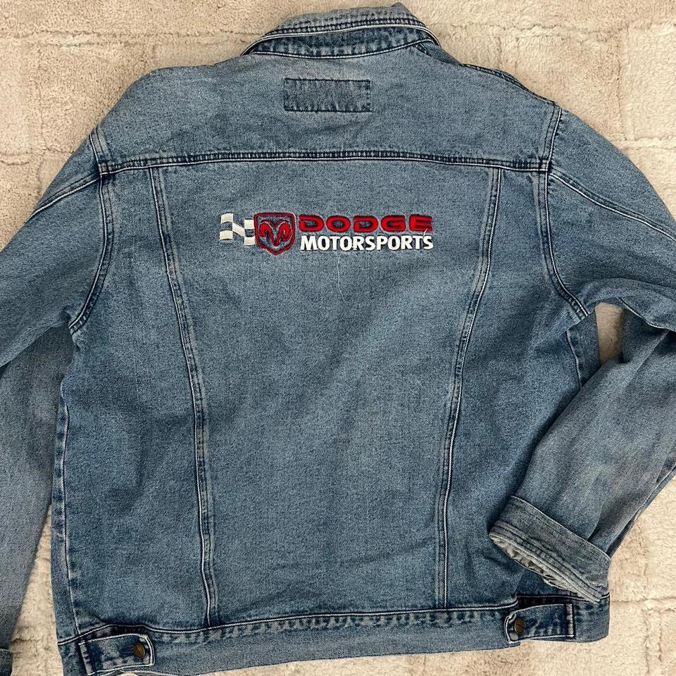 Blue Denim Vintage Jacket With 3