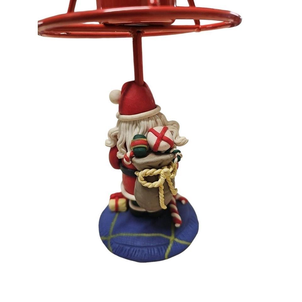 Clay Santa Tea Light Candle 37e6 6