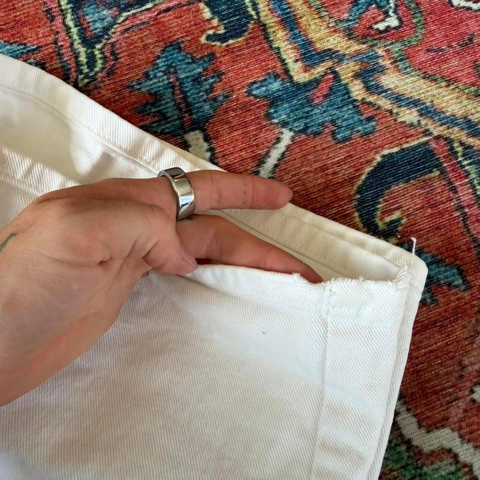 Vintage Sostanza White Denim Shorts 2b76 8