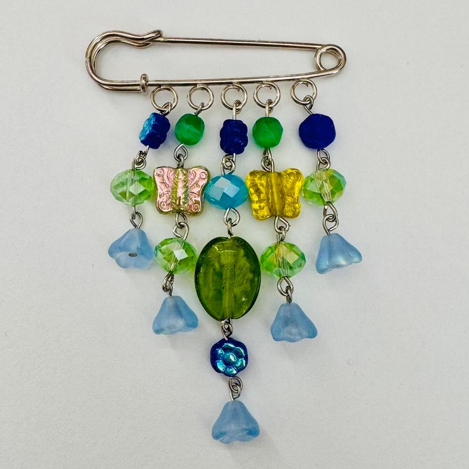 Handmade Beaded Brooch One Of 3715 3