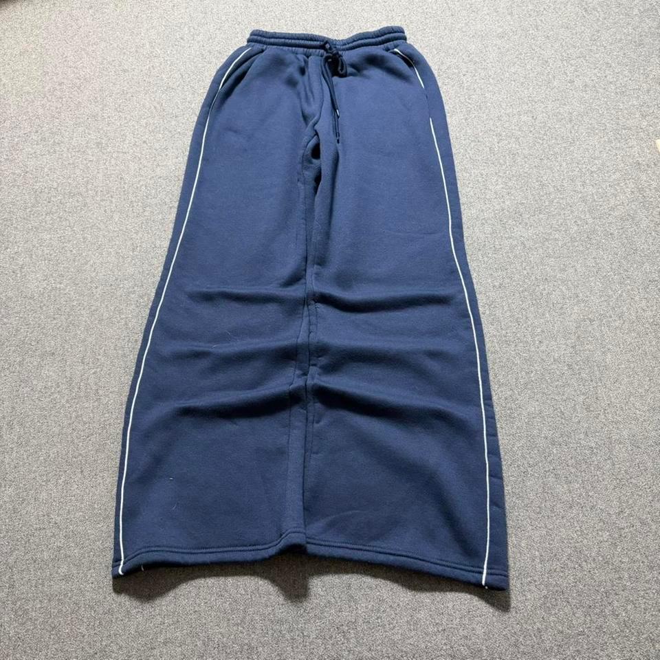 Womens Small Navy Blue Striped C499
