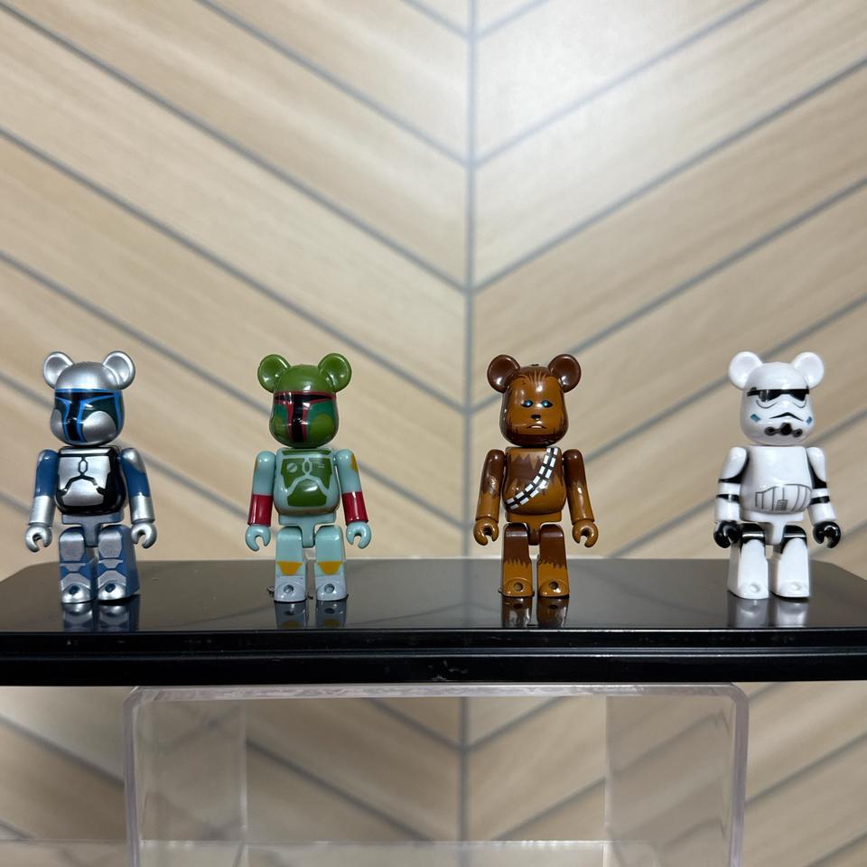 Starwars Bearbrick Set Featuring Chewbacca