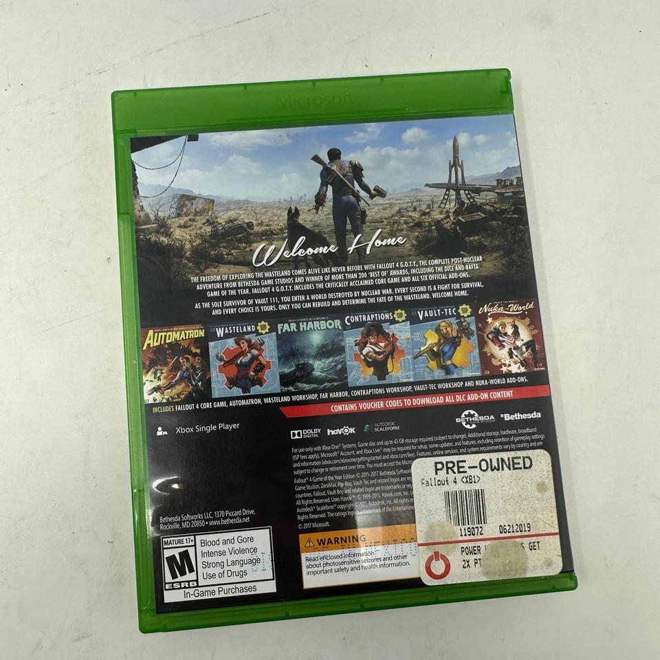 Bethesda Fallout 4 Goty Xbox 9e75 2