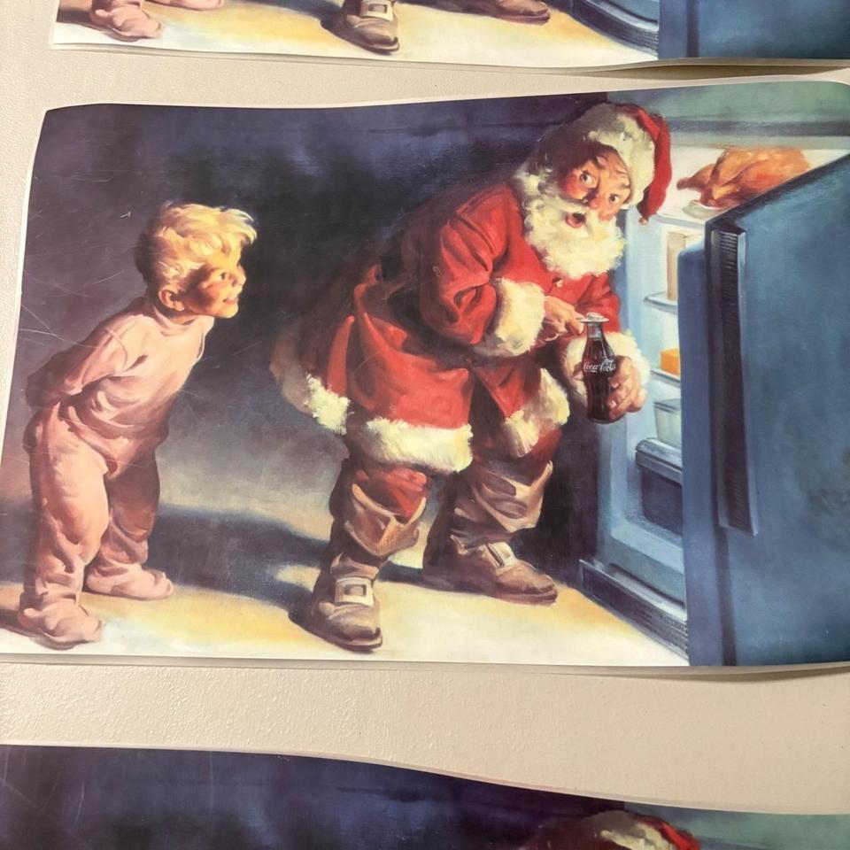 Vintage Coca Cola Santa Claus 3650 4