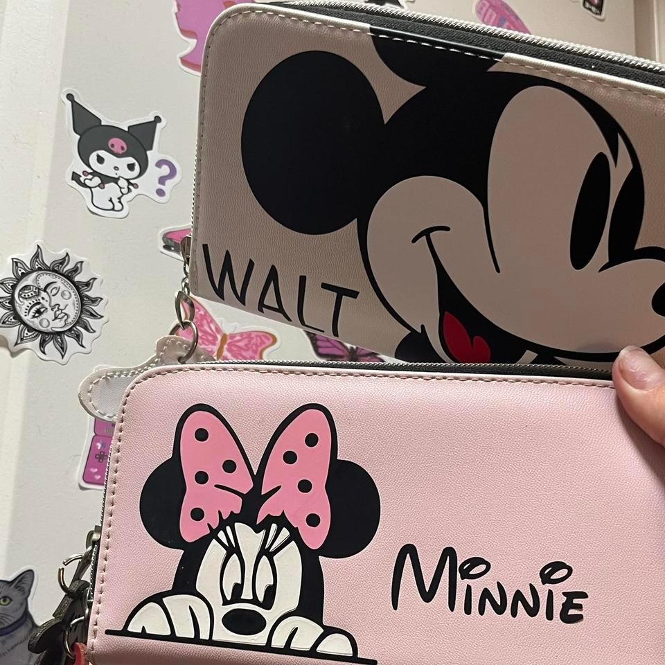 Pink And White Minnie Wallets D575