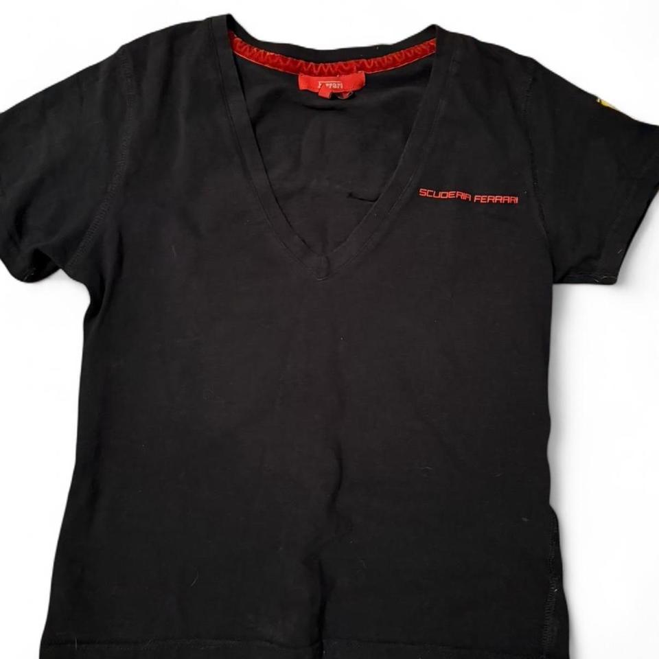 Ferrari Red Wings V Neck