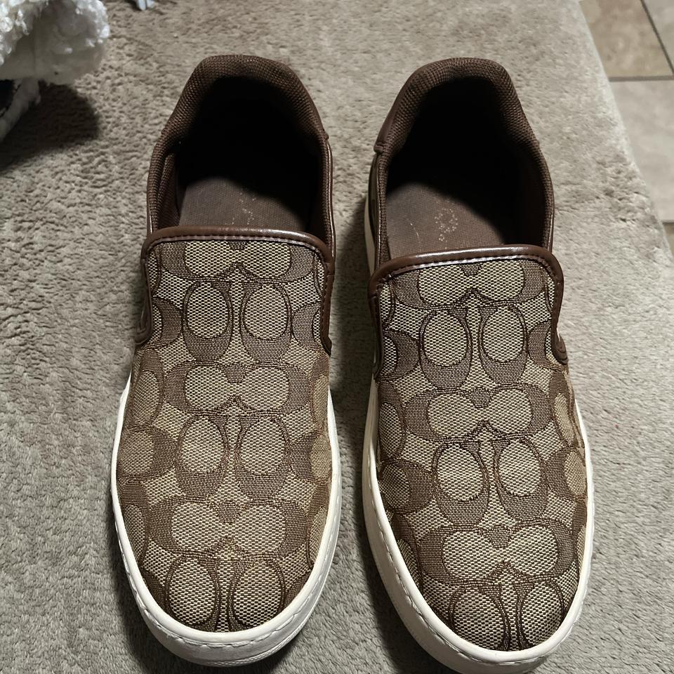 Tan And Brown Coach Slip On 87c1