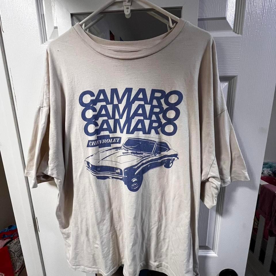 Cream Vintage 90s Camaro Tee 33ff