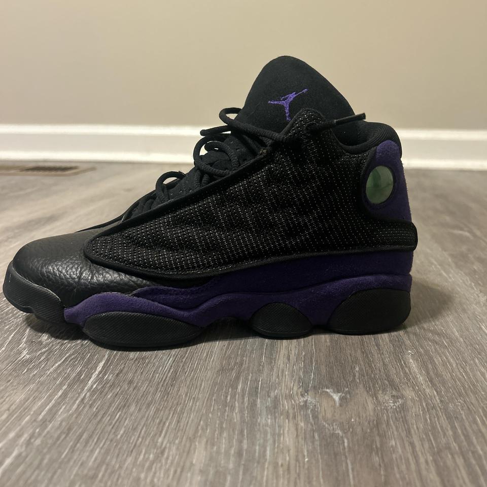 Jordan 13 Black Purple Trainers 0148