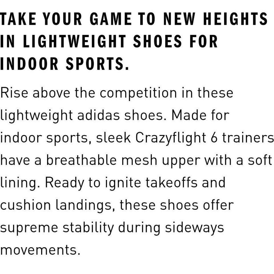 Adidas Crazyflight 6 Indoor Shoes 4c2e 3