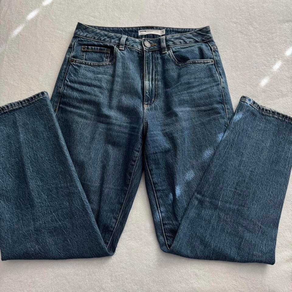 Garage Dark Denim Mom Jeans