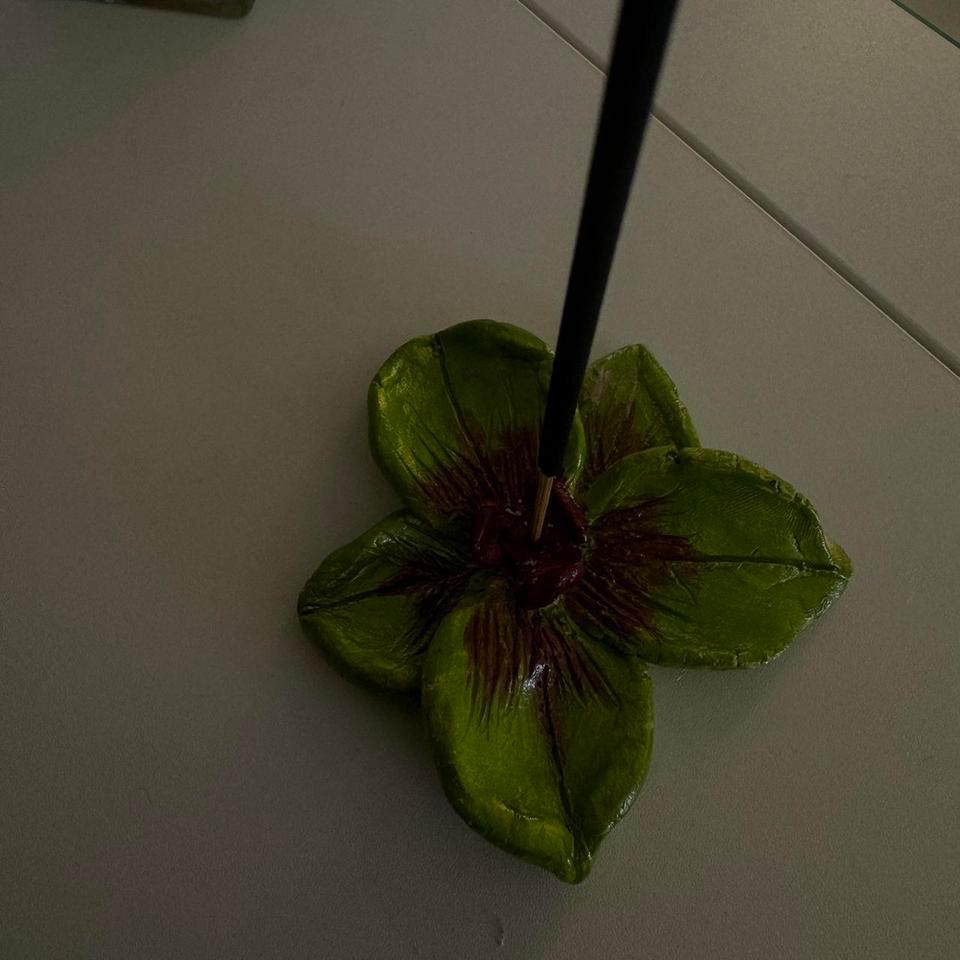 Handmade Green Pink Orchid 2