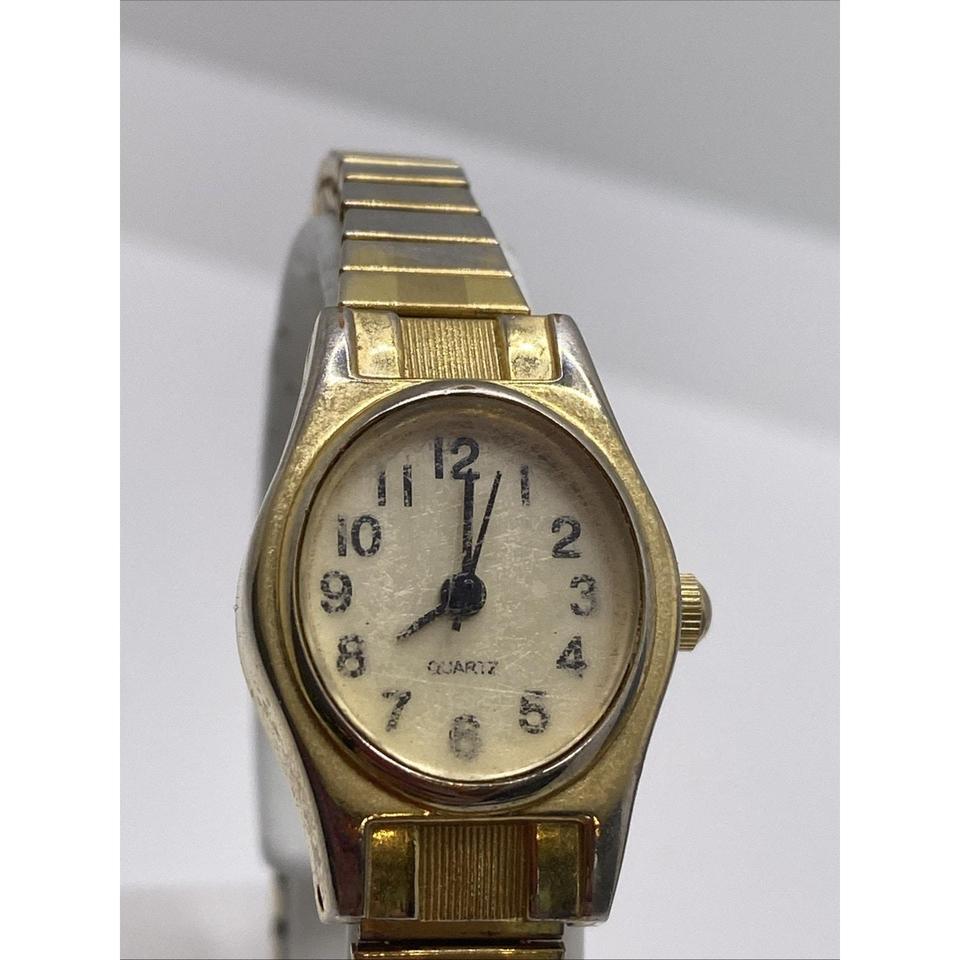 Womens Worn Gold Tone Stretch D6df