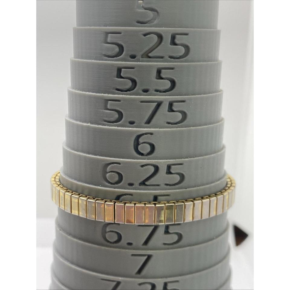 Womens Worn Gold Tone Stretch D6df 3