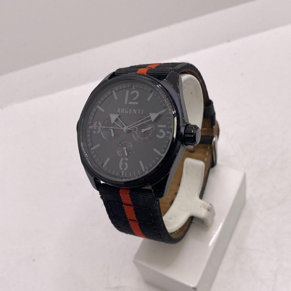 Argenti Mens Red Black Quartz Af5d 2