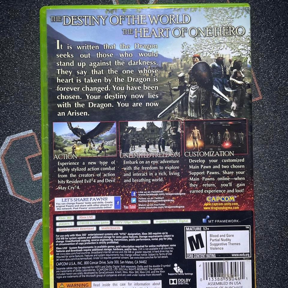Dragons Dogma Xbox 360 Cib 692c 2