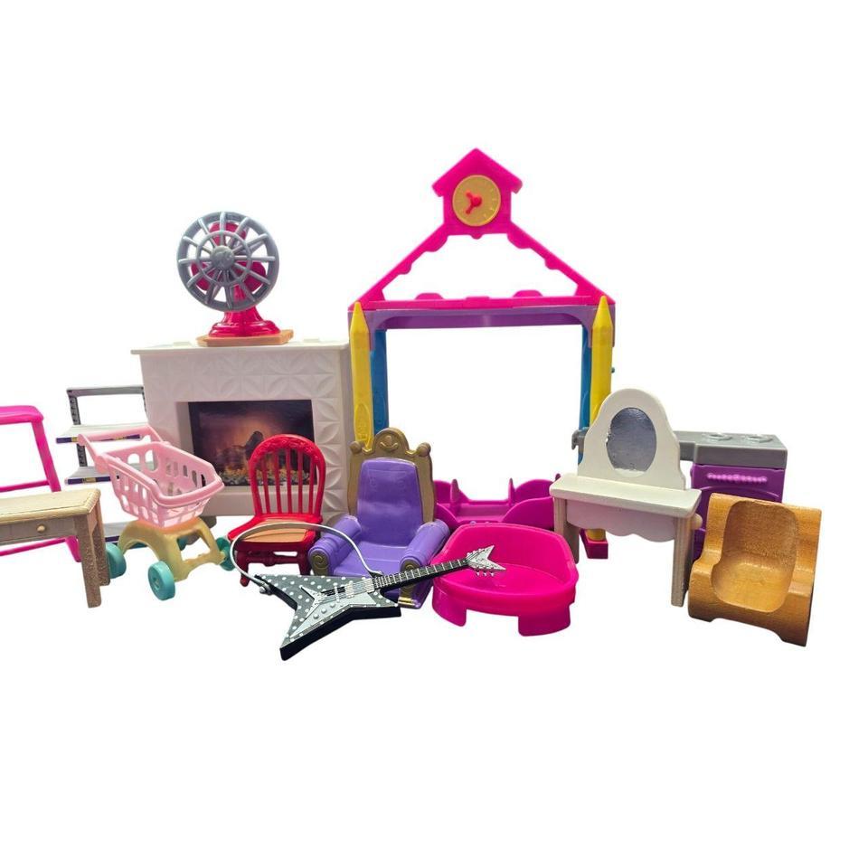 Dollhouse Furniture Toy Large Lot 6