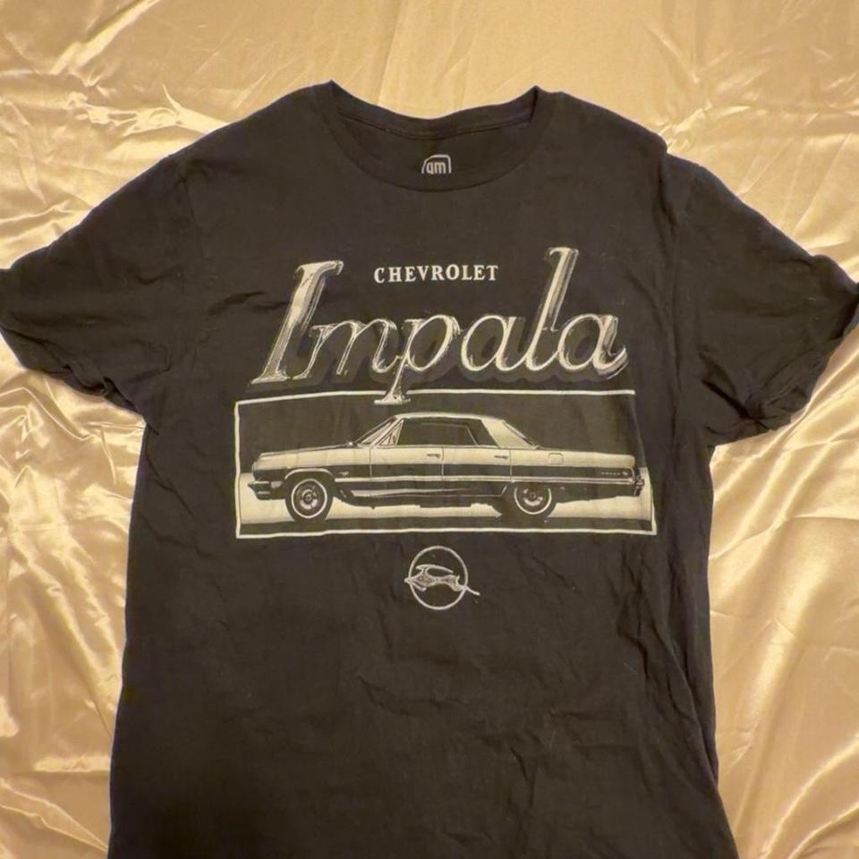 Black Chevrolet Impala Tee Car D6fb