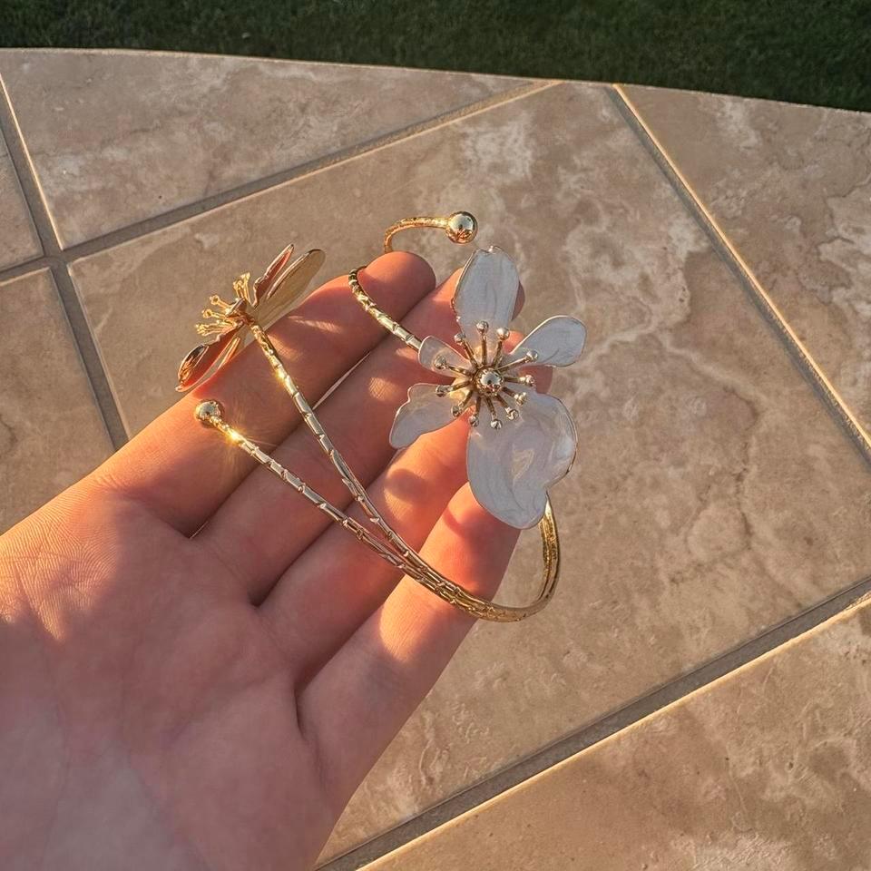 Gold Tone Sun Moon Sunflower Efb8 4