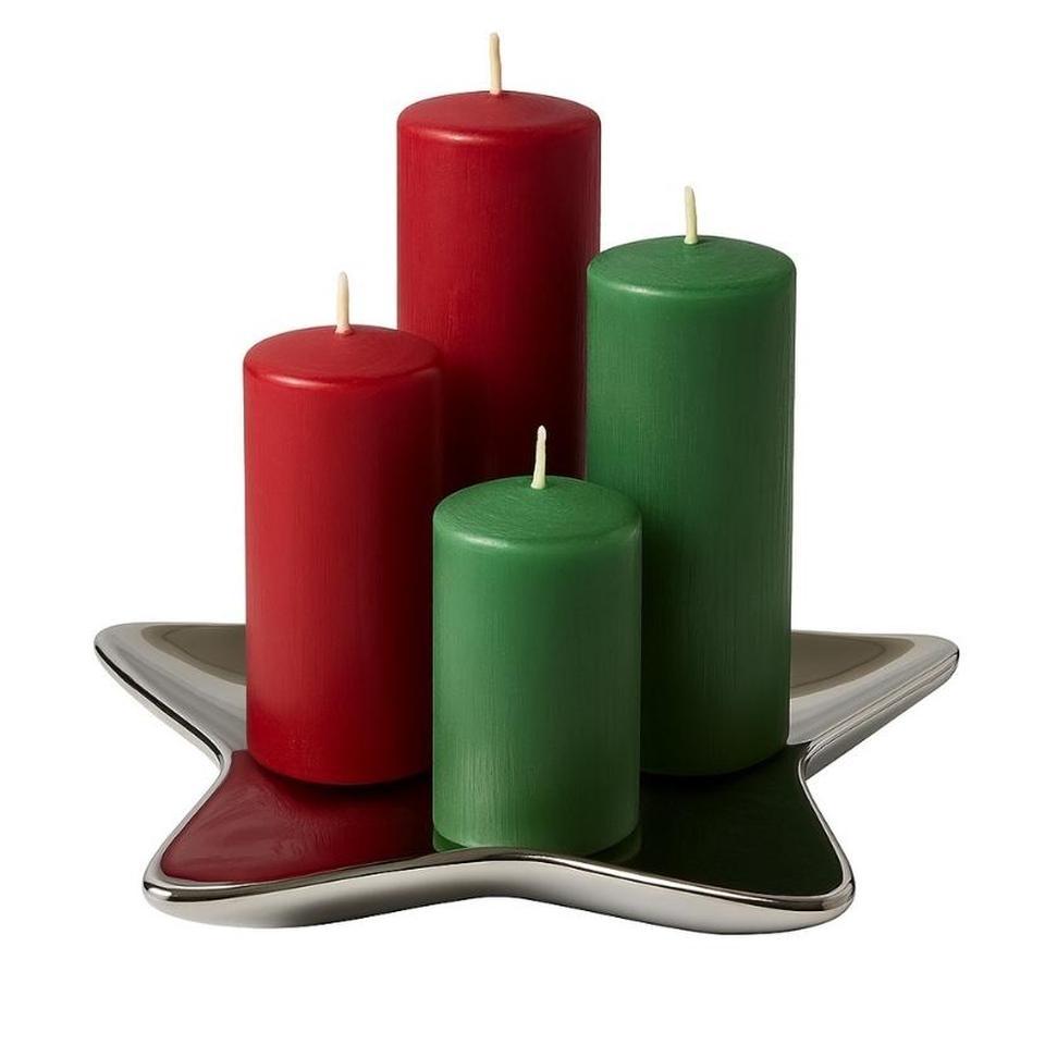 Avon Silver Star Candle Holder