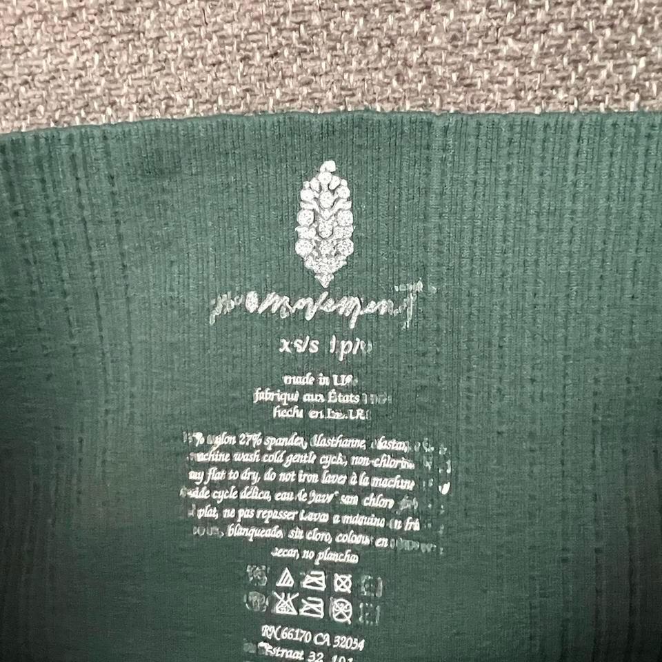 Free People Movement Green Shorts Fe35 6