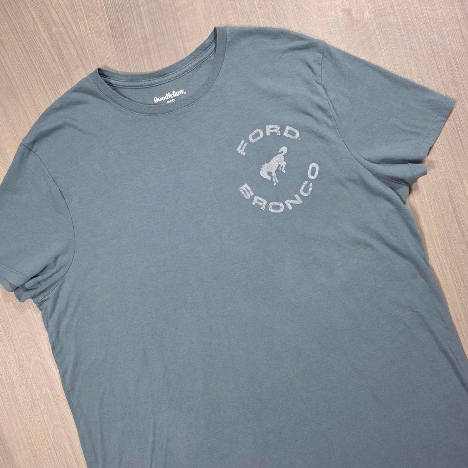 Ford Bronco Blue Cotton T Shirt 974f