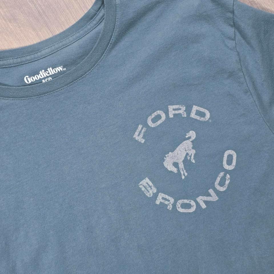 Ford Bronco Blue Cotton T Shirt 974f 4