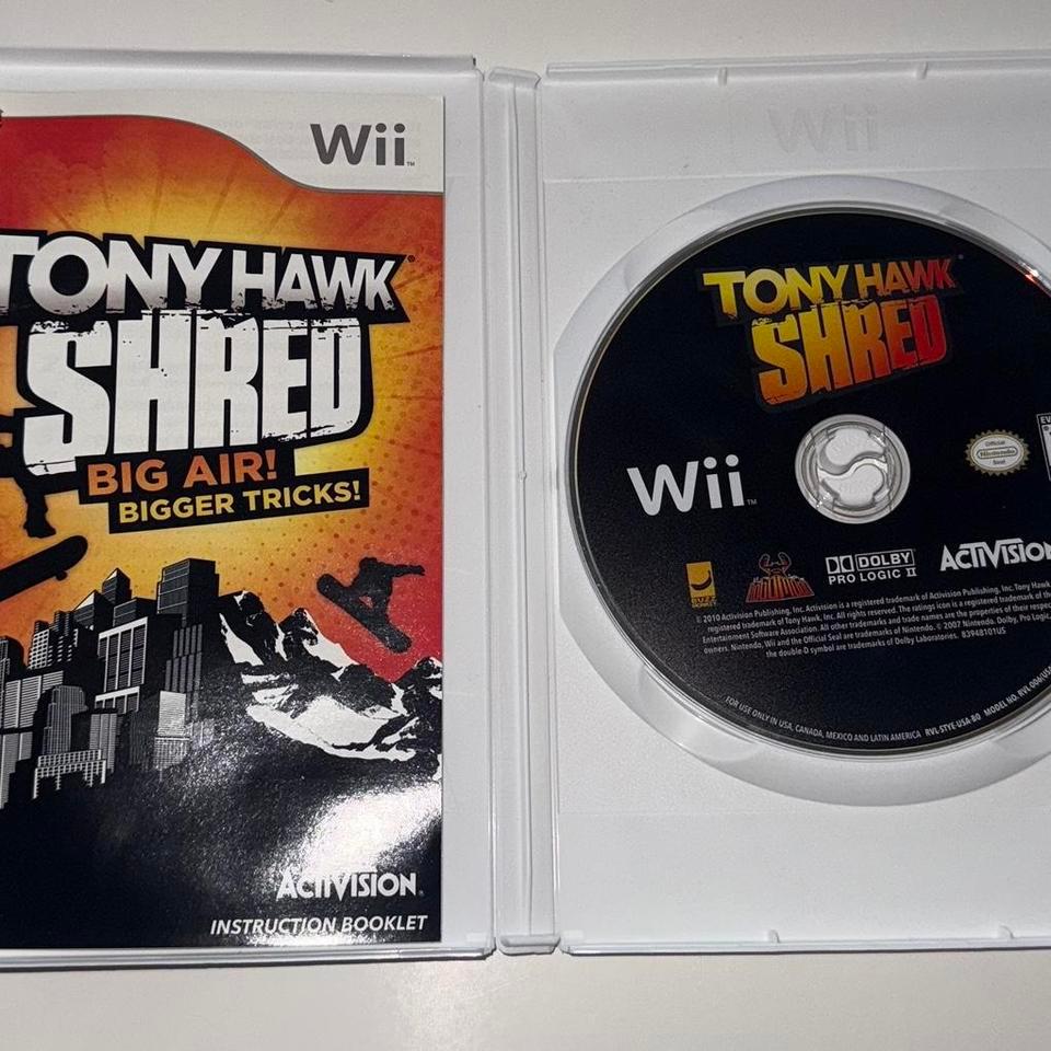Tony Hawk Shred Wii Game 3