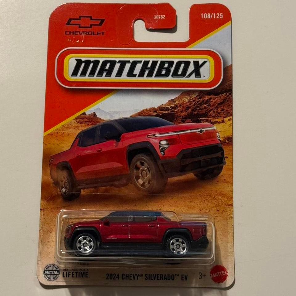 Matchbox Red 2024 Chevy Silverado