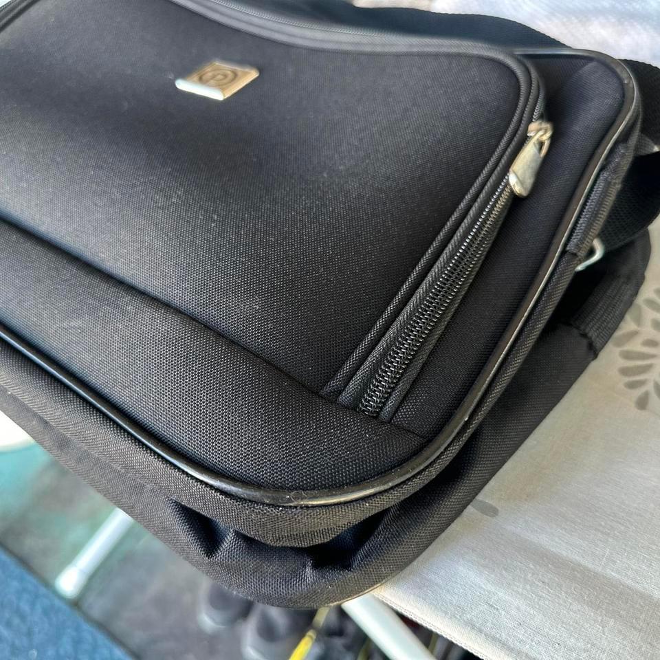 Black Computer Travel Bag With 3