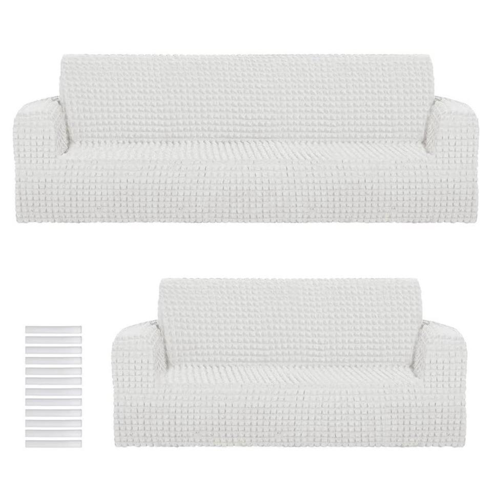 2 Pcs Furniture Sofa Cover 1d68