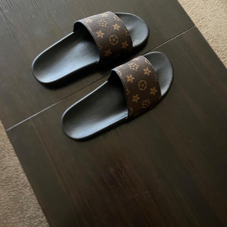 Monogram Pattern Slide Sandals 9995 3