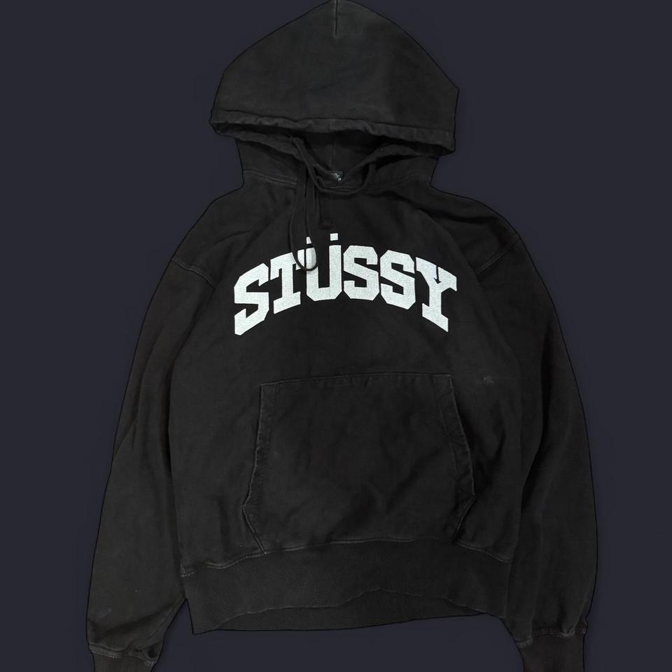 Black Heavyweight Thick Stussy Hoodie Cee4