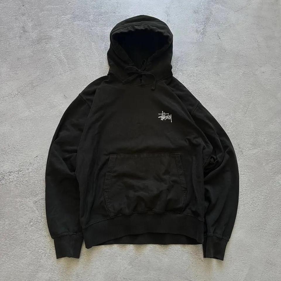 Stussy Black Hoodie Size L 591e