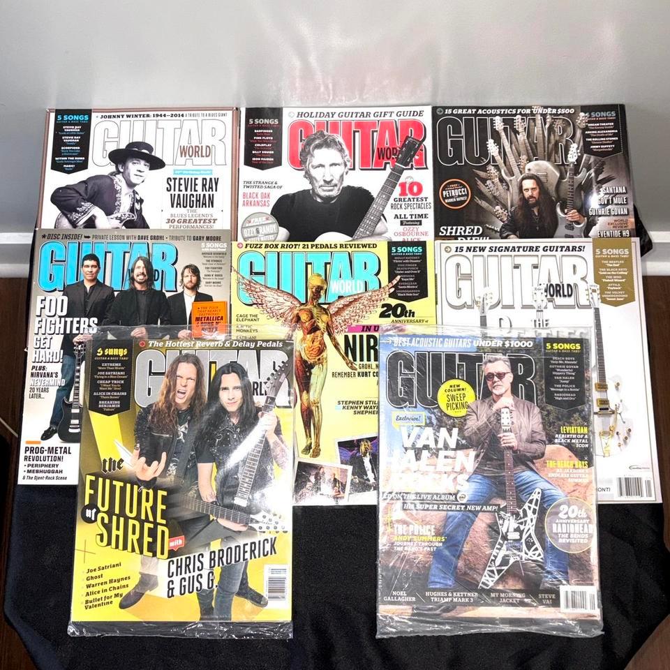 Guitar World Magazines Set Of