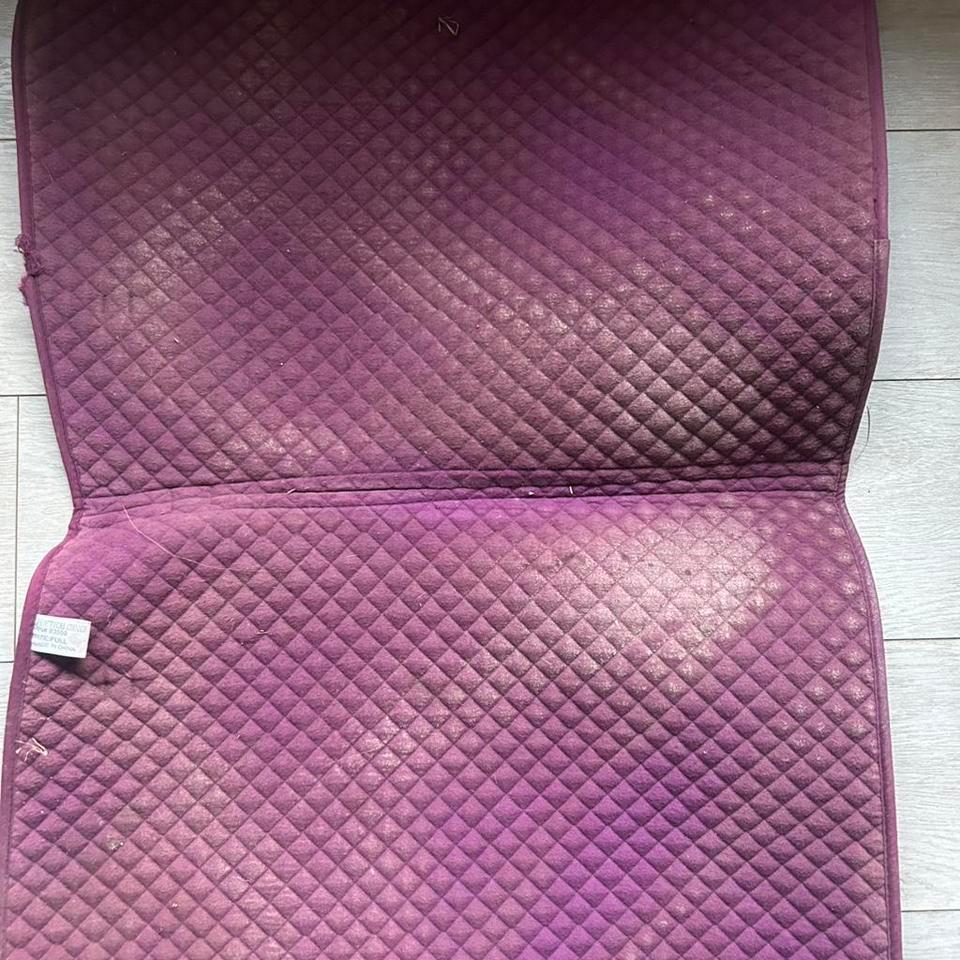 Maroon Horse Sized Saddle Pad Cc4e 2