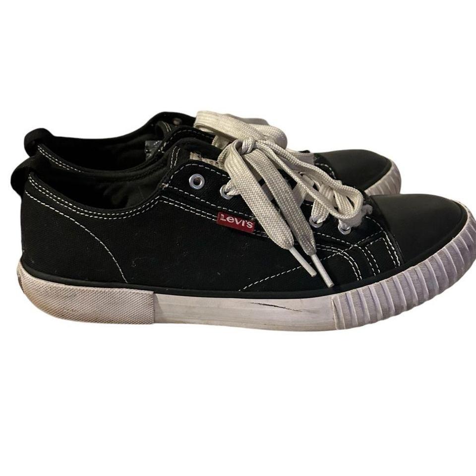 Levis Tennis Shoe Sneaker Black F72a 3