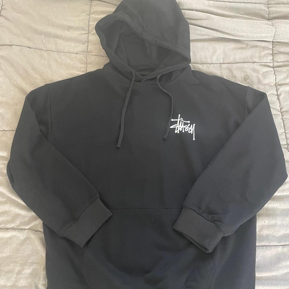 Black Stussy Hoodie Mens Medium